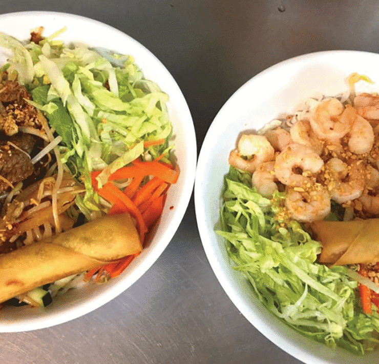 Rice Noodle Bowls from Pho Quan Viet