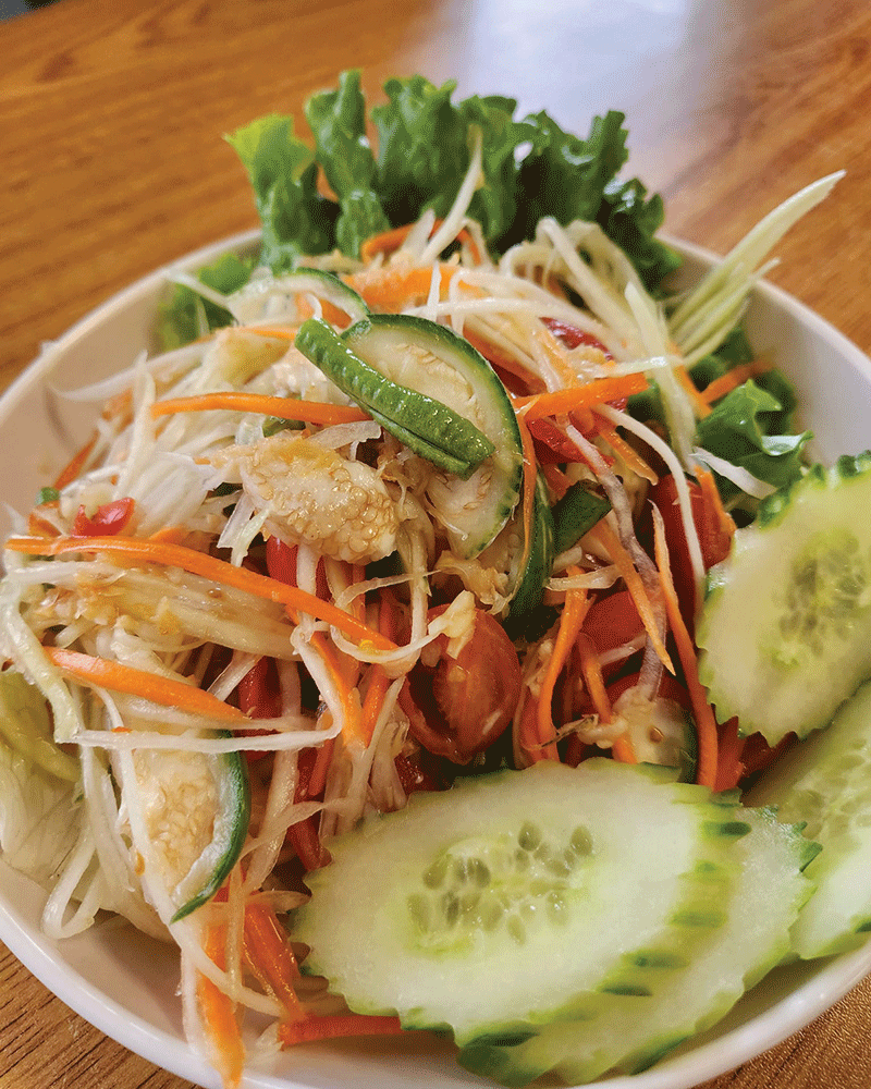 Papaya Salad From Myanmar Kitchen