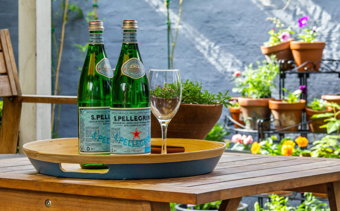 Featured Sparkling Water Sitting On A Table