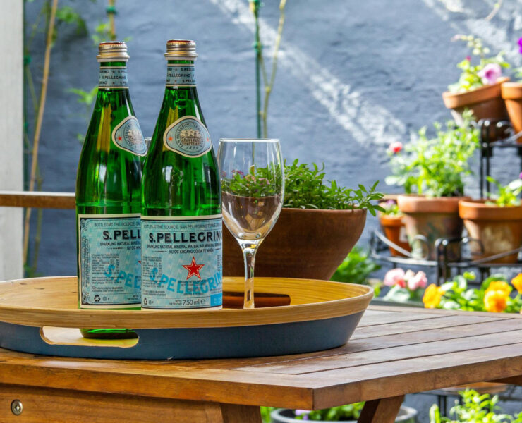 Featured Sparkling Water Sitting On A Table