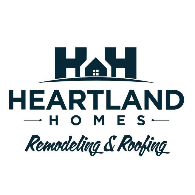 Heartland Homes Logo, two H's connected by a house in the middle