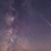 Featured Comet In The Sky Surrounded By Stars