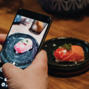 Featured Diner Taking Photo Of Nigiri Course At Ikigai Omakase