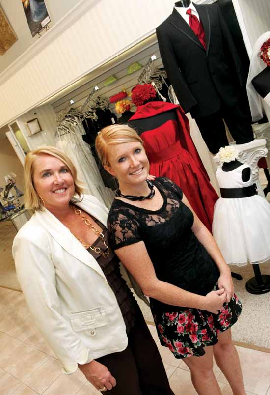 Michele Cropp, owner of The Villager on Broadway, with her daugther Rendi Banta. Cropp was the original manager when the shop opened in 1991. She purchased the business in January to have her daughter now manage it. Michele Cropp, owner of The Villager on Broadway, with her daugther Rendi Banta. Cropp was the original manager when the shop opened in 1991. She purchased the business in January to have her daughter now manage it.