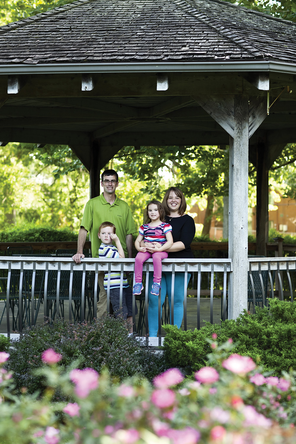 Brock, Logan, Reagan, and Tara Arnett