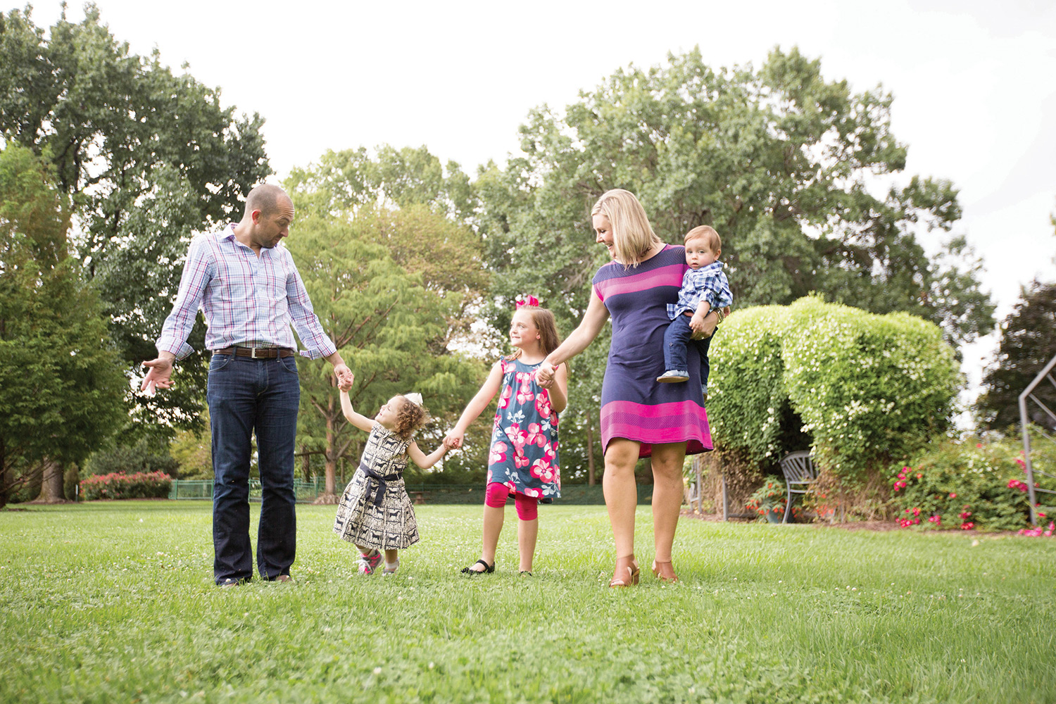 Kyle, Logann, Noelle, Andrea, and Jaxon Lisenby