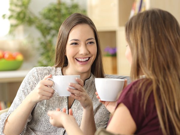 friends having coffee