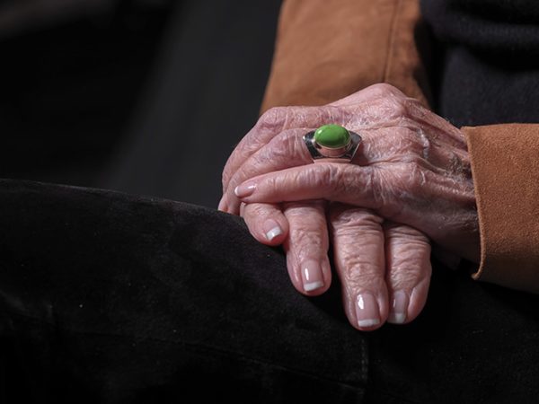 elderly hands