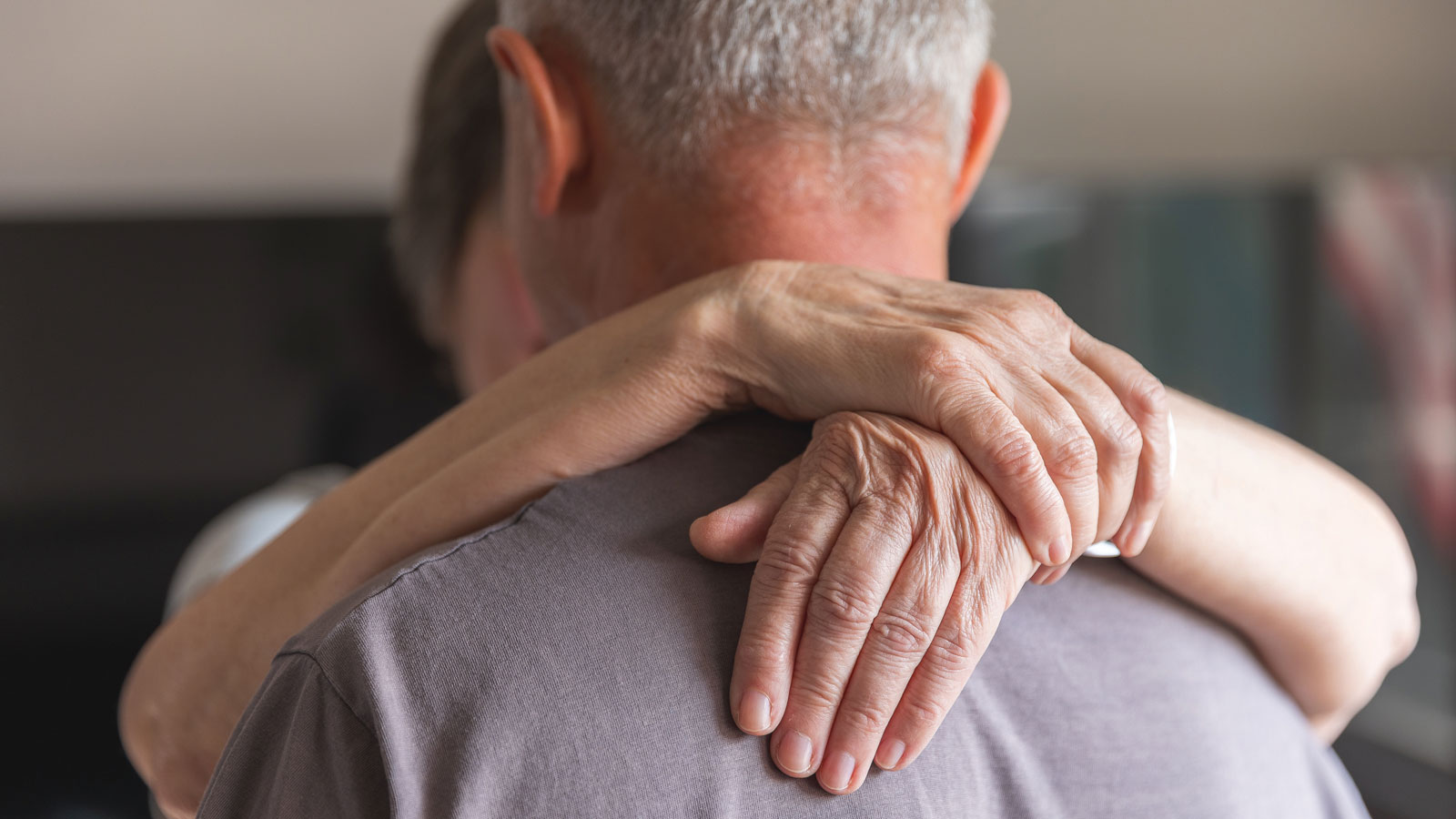 Elderly Couples Hands Holding Each Other While Dancing