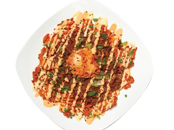 topped with a generous amount of creamy sauce