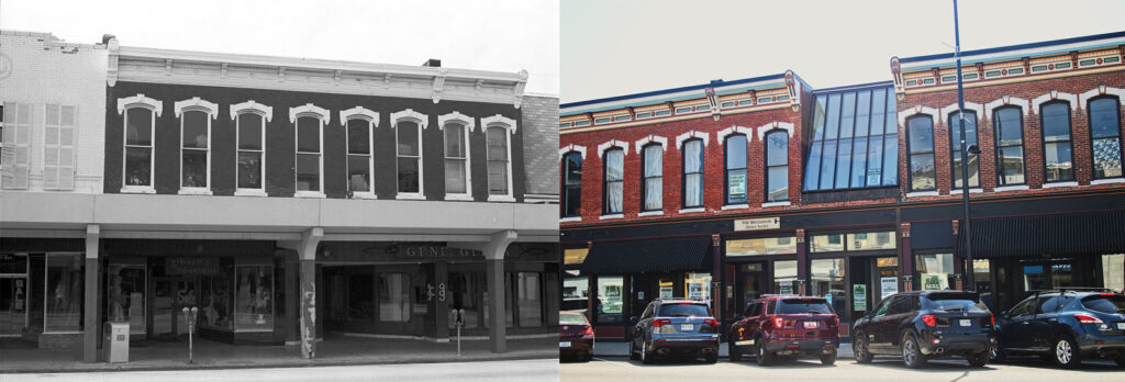 909 914 E Broadway Old Breeze Storefront 1978 Vs 2025
