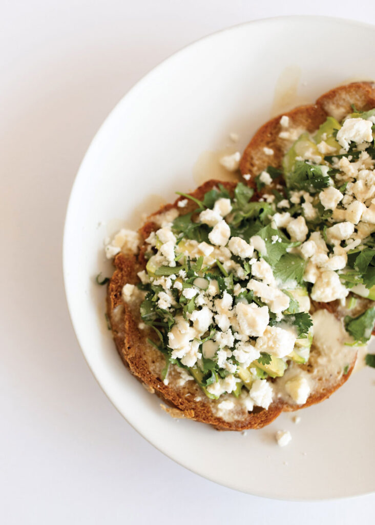 Avocado Toast From Nourish Cafe