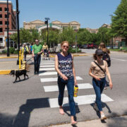 Featured Crosswalk Across Broadway Near The Broadway Hotel