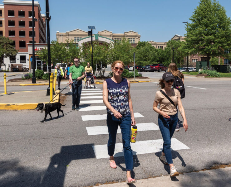 Featured Crosswalk Across Broadway Near The Broadway Hotel