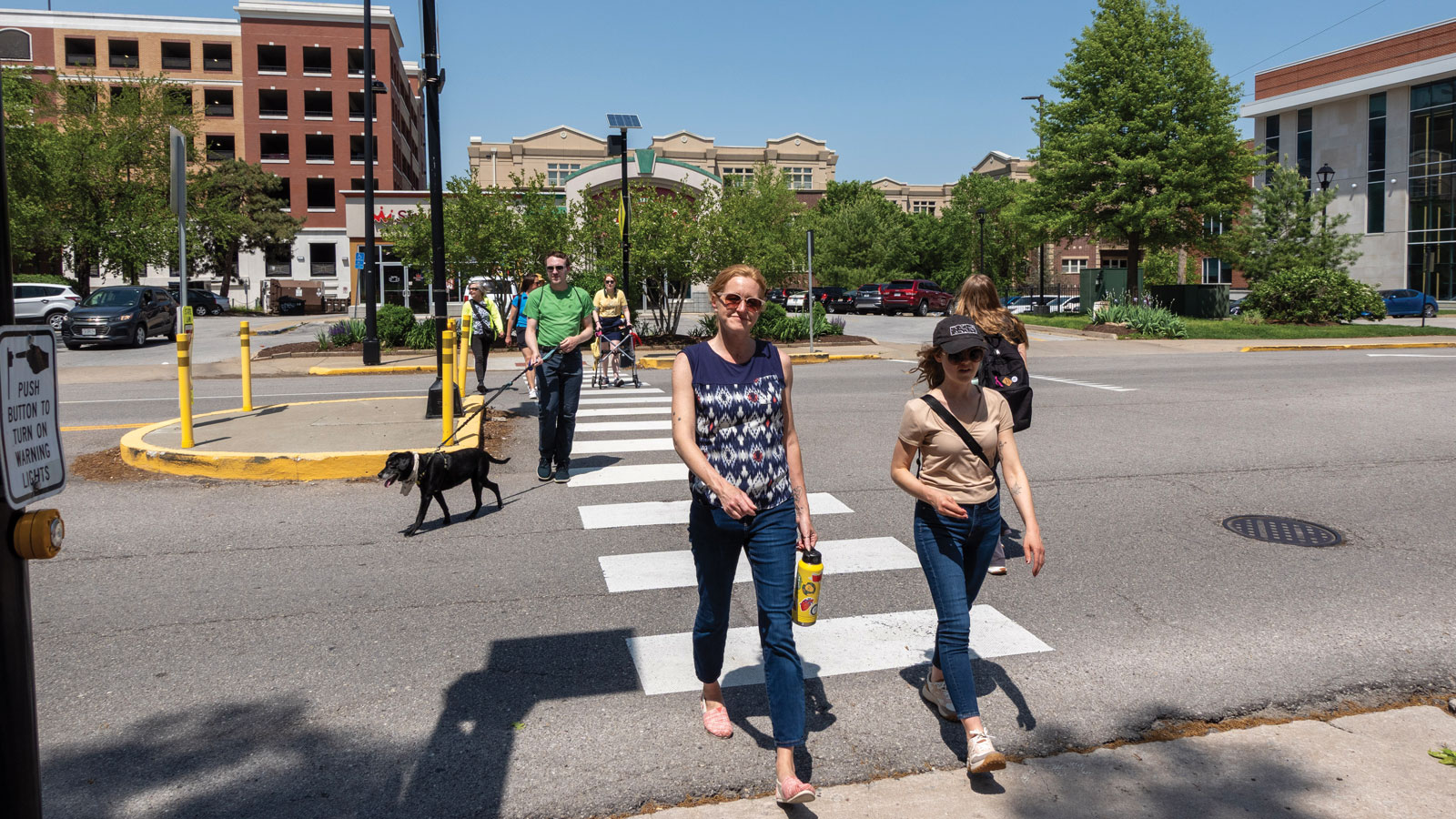 Featured Crosswalk Across Broadway Near The Broadway Hotel