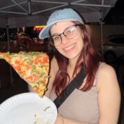 Featured Kelsey Winkeljohn Enjoying Pizza In Austin