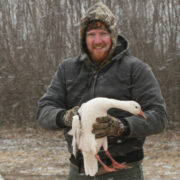 Featured Wildlife Biologist Craig Williamson Holding A Bird