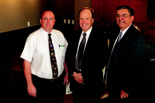 New council members Daryl Dudley, Bob McDavid and Gary Kespohl