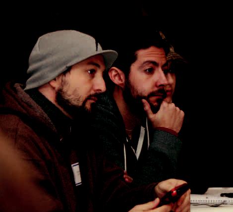 Adam Boster, Boster Castle Studios (left) and Johnny Pez, Boxcar Films;