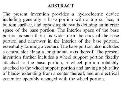 US Patent No. 7,375,437 US Patent No. 7,375,437