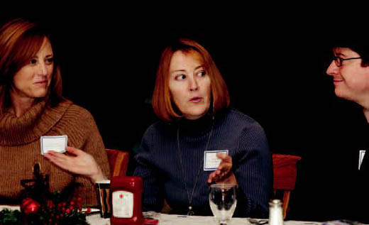 Special Business District Director Carrie Gartner, producer Beth Pike