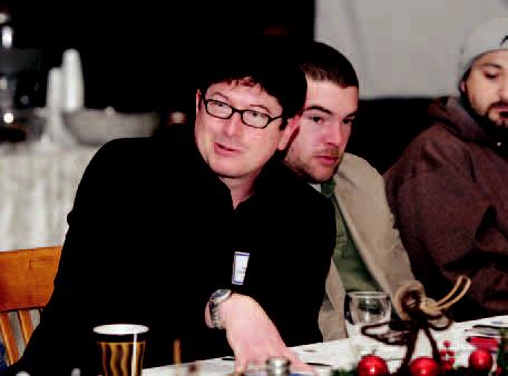 Pure Cinematica's Drew Hall, MU IT and media instructor Chip Gubera