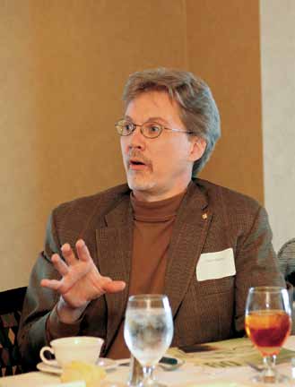 Curt Davis, director of MU's Geospatial Intelligence Center, said during the CBT Power Lunch that the university needs to improve the tech transfer process.