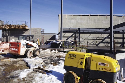 Construction of the Catholic high school