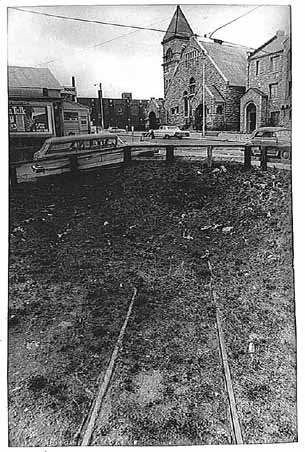 The end of the Columbia branch line at Wabash in 1969 The end of the Columbia branch line at Wabash in 1969