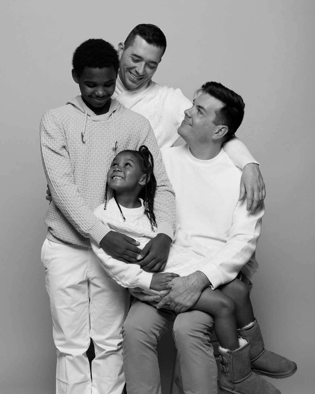 Clint Sinclair Davon Argo Darryl Reese Naeema Reese looking at each other