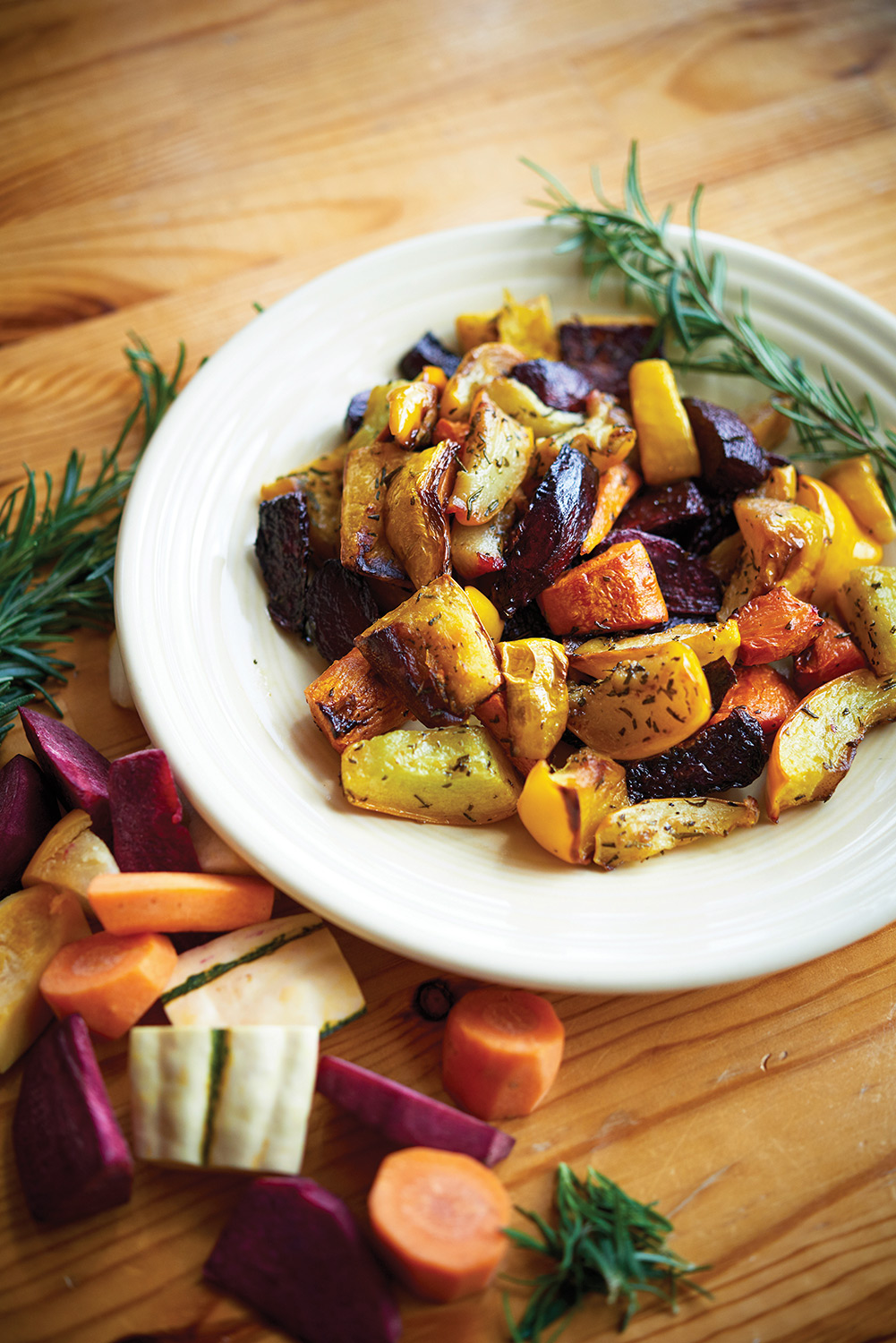 Roasted Squash and Roots