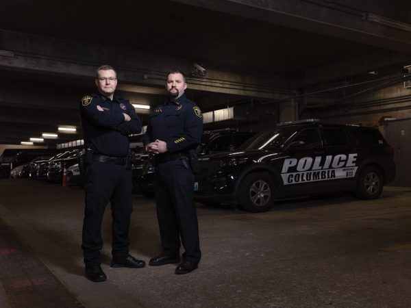 Investigative Operations Support Bureau Jeremiah Hunter (right)