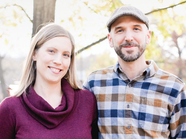 close up headshot of a man and women named Jeremy & Erin Brown