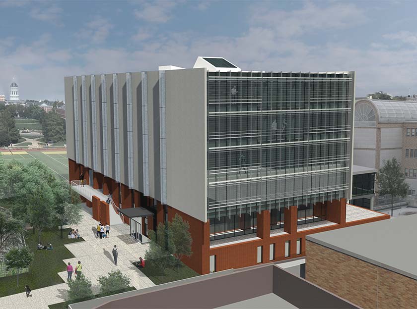 A representation of the Patient-Centered Care Learning Center. The center will open in 2016, with a location in Columbia following in 2017.