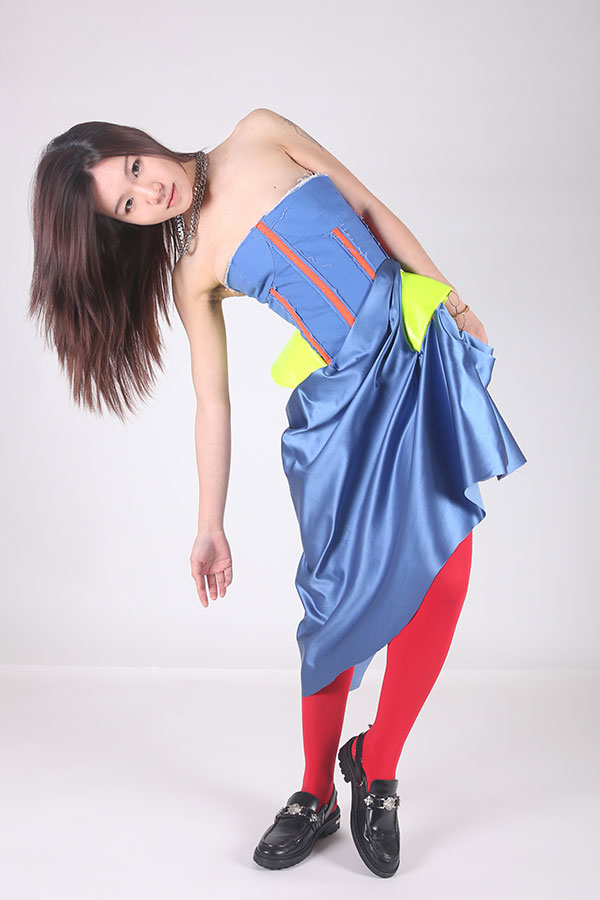 Corset made by student Ava Hercules; Katie Ciolino photographer.