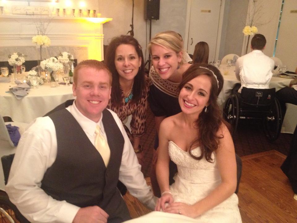 With Bride & Groom