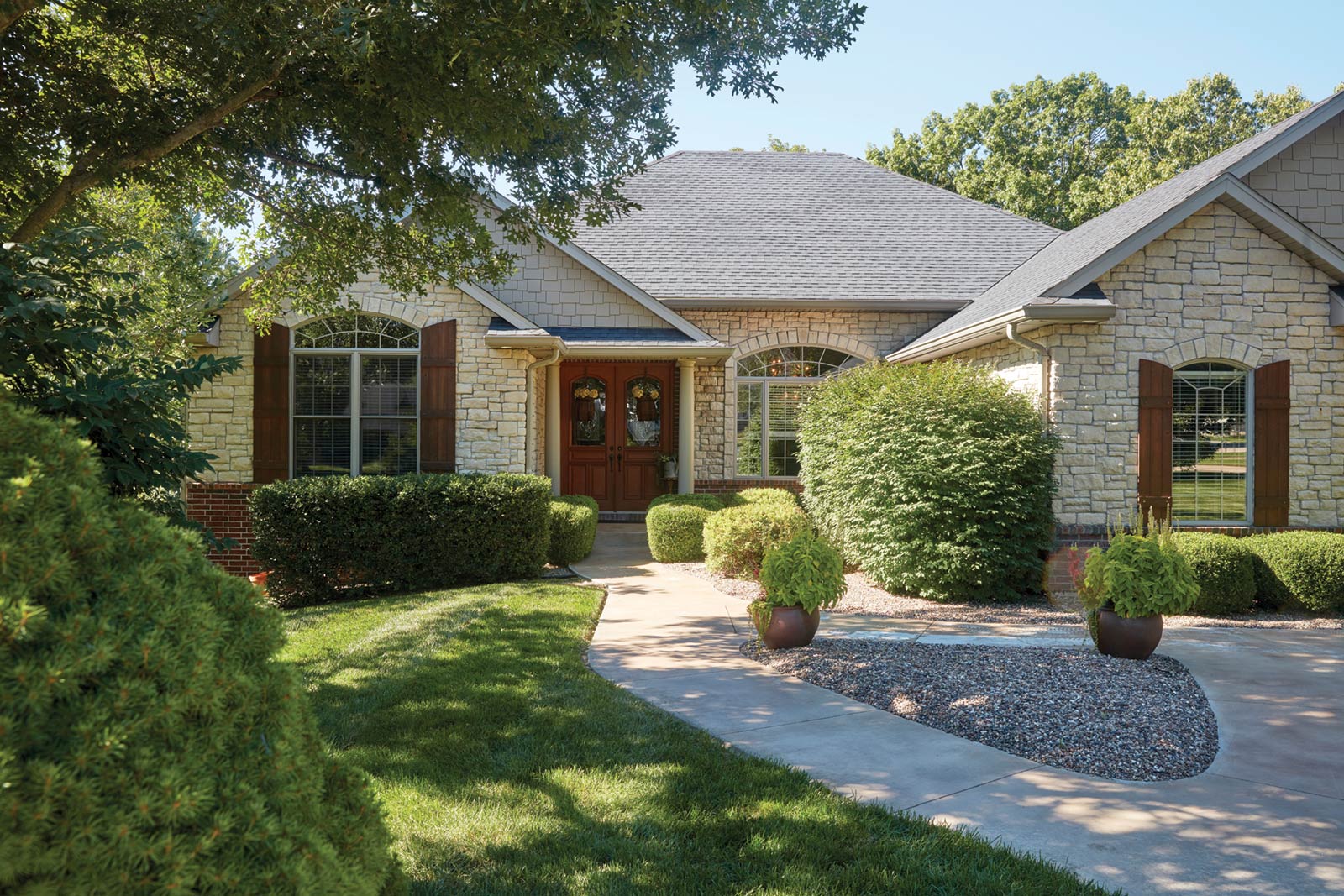 Exterior shot of the Coleman house