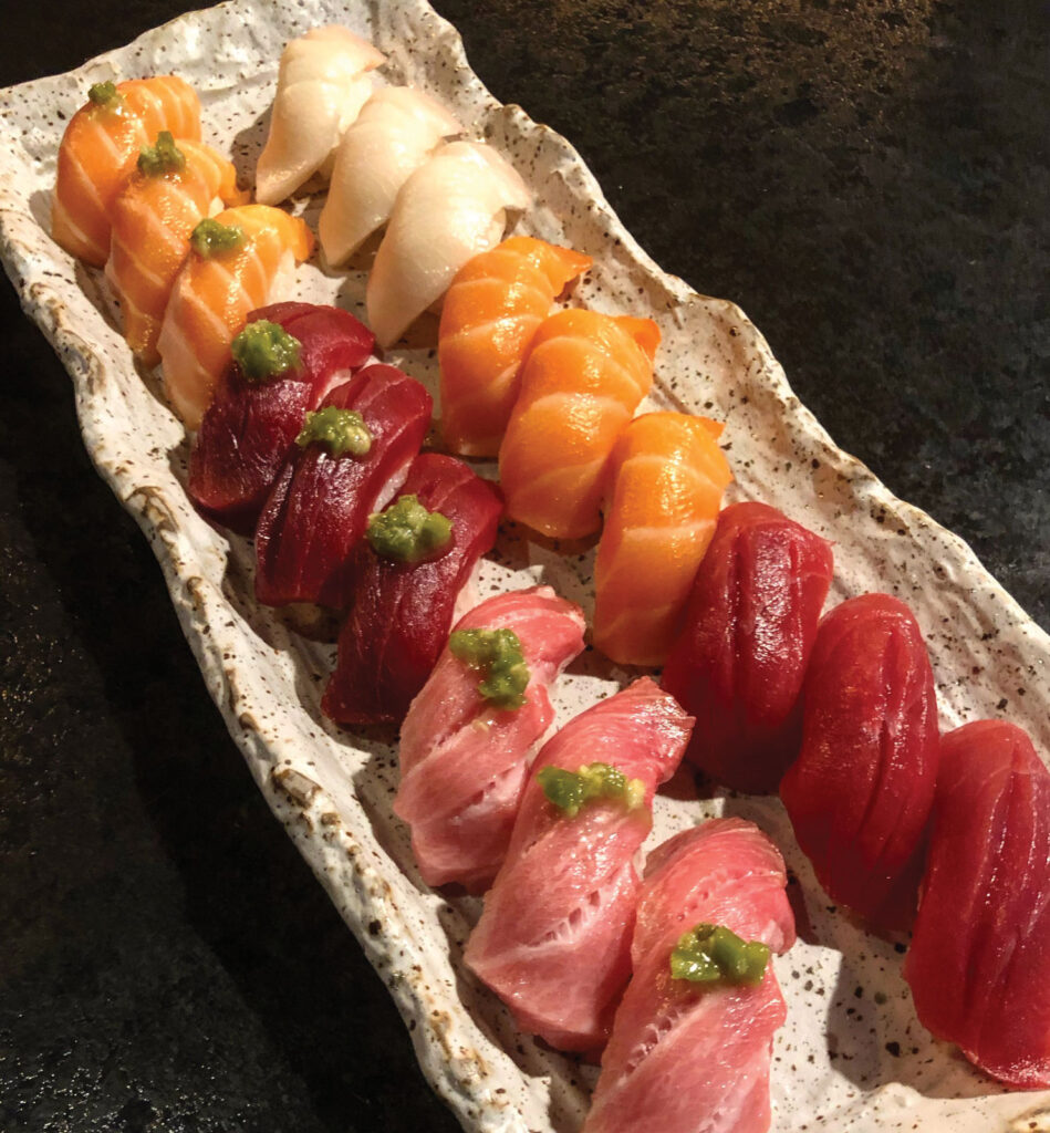 Assorted Nigiri At Kampai