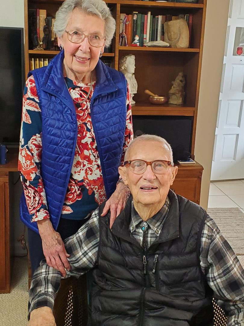 Bob and Priscilla Bartlett in their Lenoir Woods home