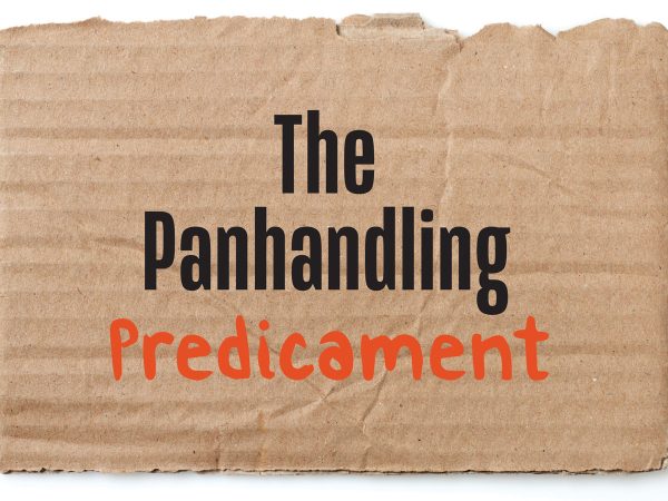 Cardboard Sign Displaying Panhandling Predicament