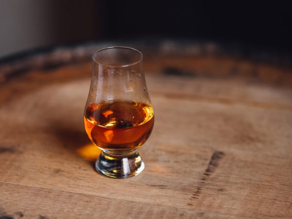Featured Sample Pour Of Bourbon From A Distillery
