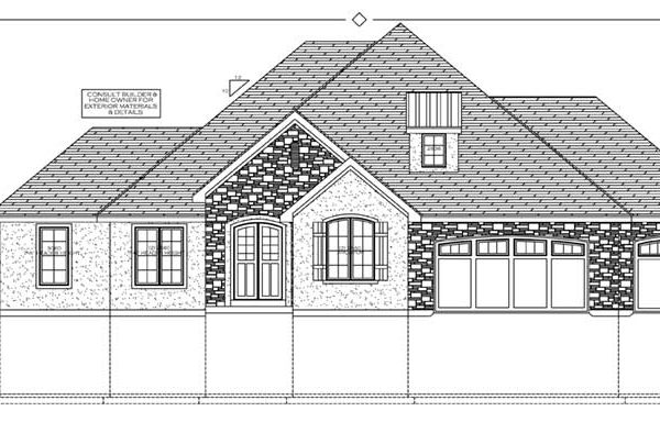 brick and stucco exterior