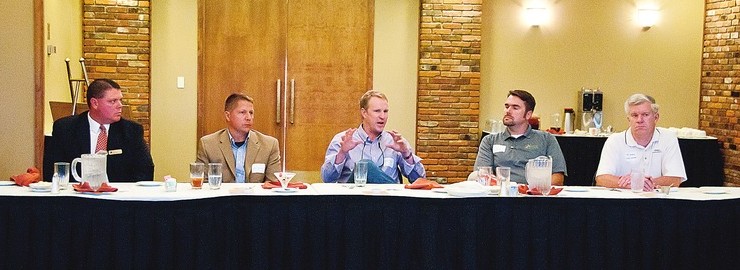 Josh Stephenson, Vince Fuemmeler, Jerome Rackers, Dan Shifley, Tom Trabue