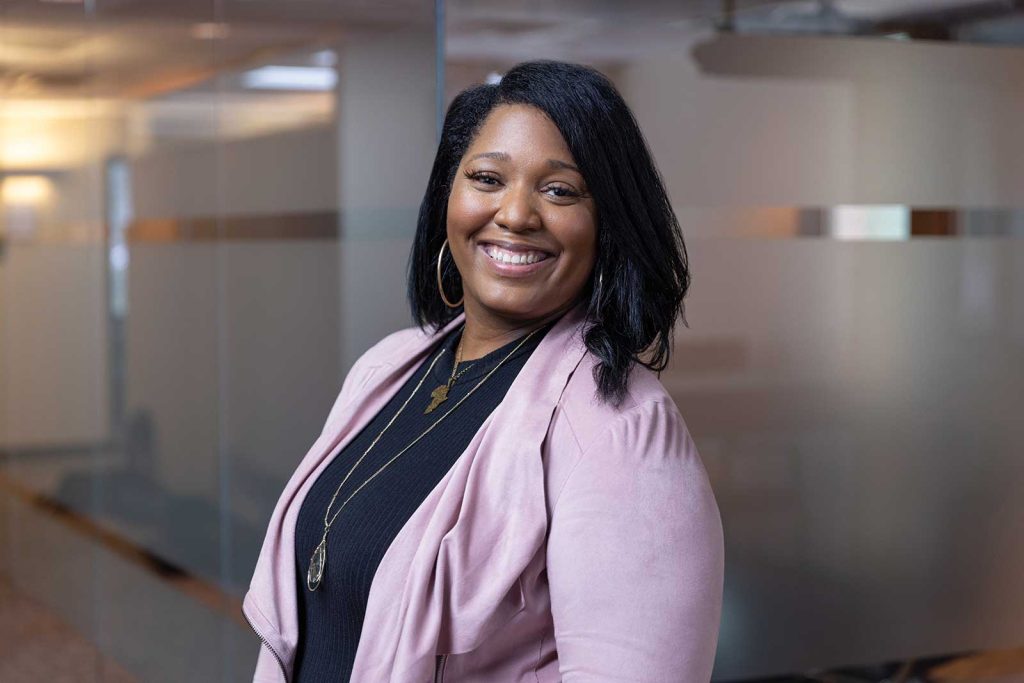 Professional headshot of a women named La Toya Stevens