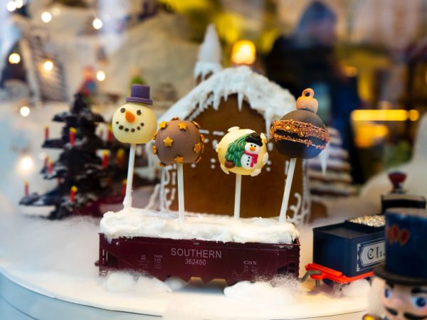 Decorative Christmas display with cake pops from Unsplash