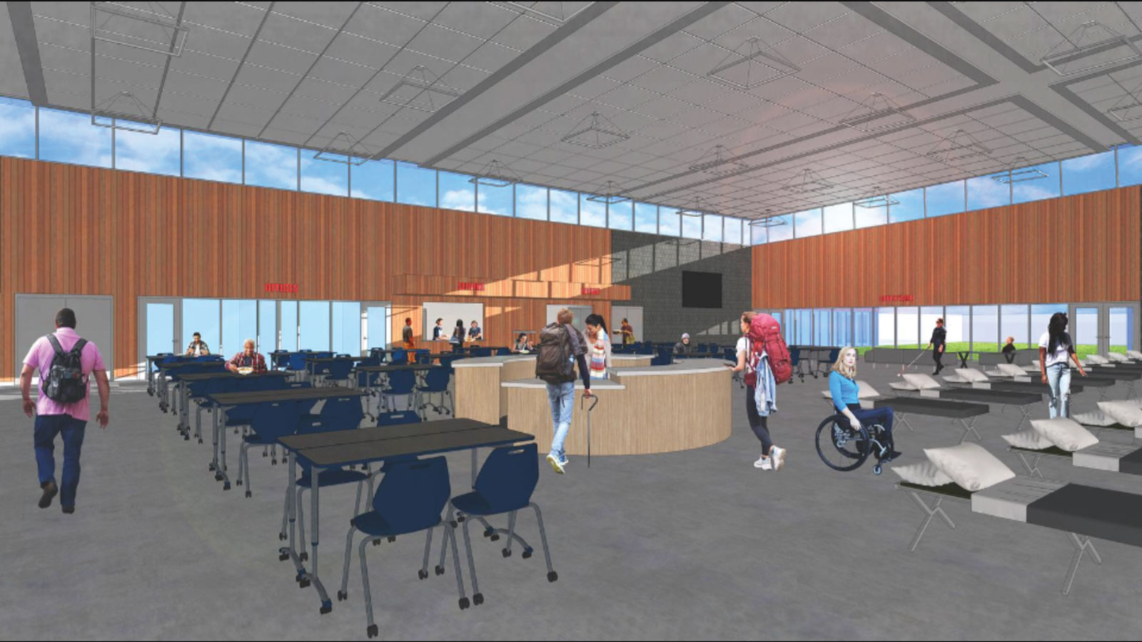 Opportunity Campus rendering of interior