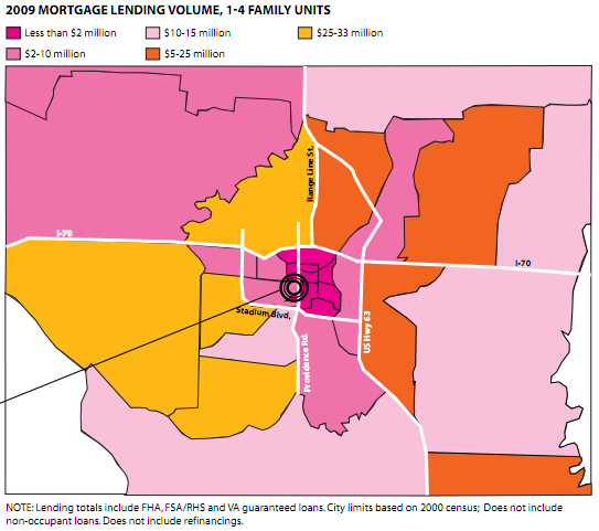 2009 Mortgage Lending Volume, 1-4 Family Units