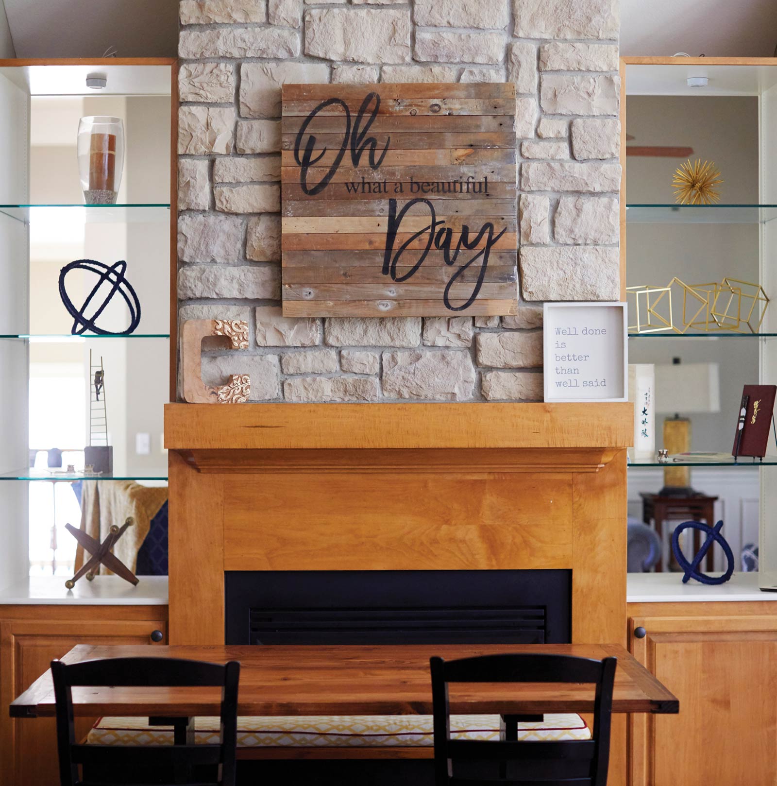 Table in the Coleman home