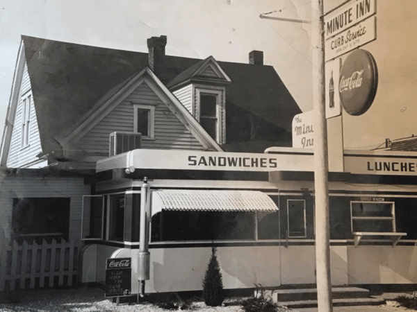 exterior vintage shot of The Minute Inn