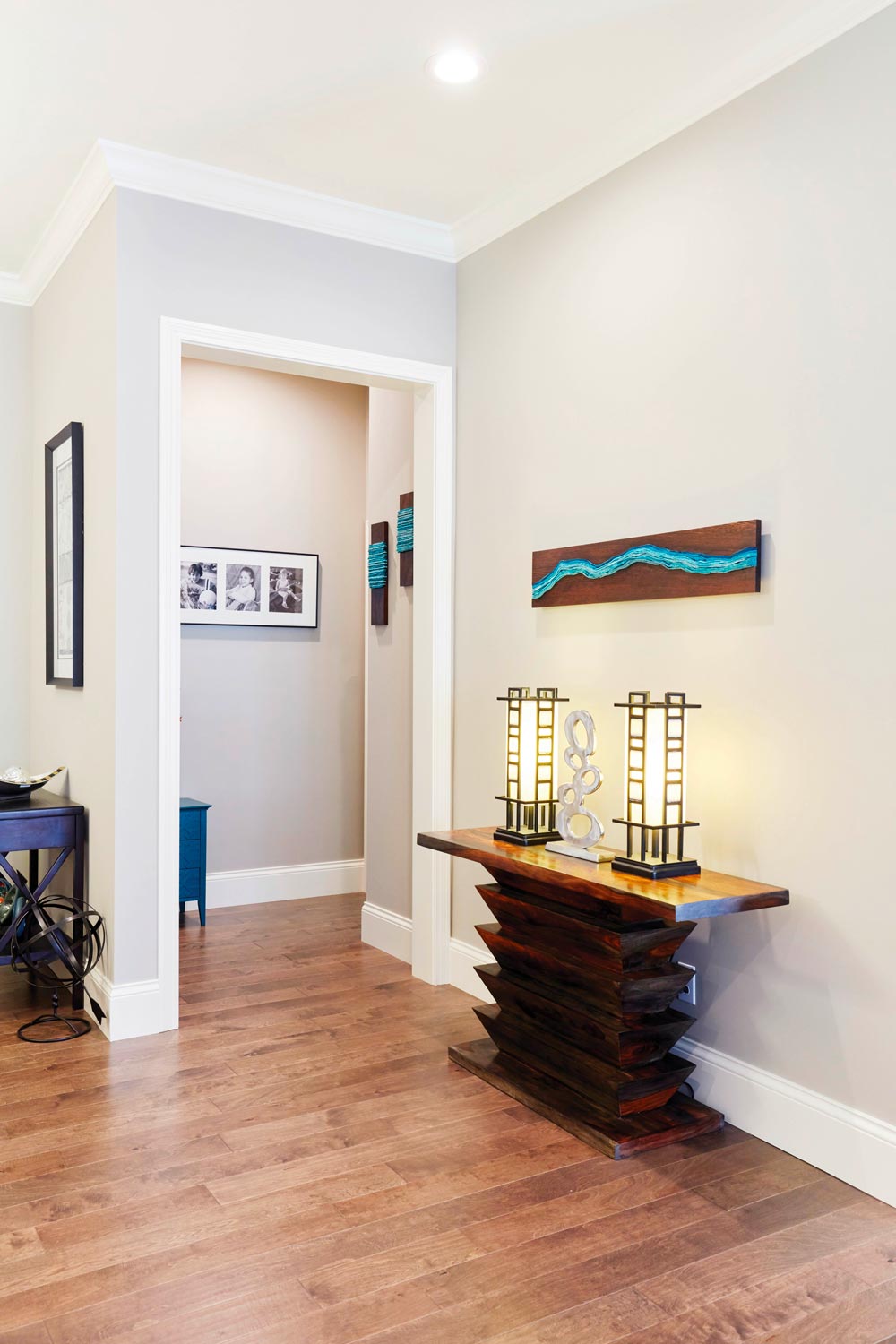 Wide Hallway Art Home